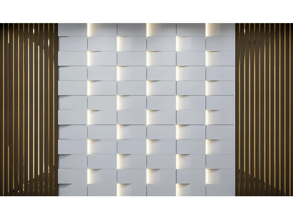 Seytex TP007 Seytex Led Işık Lambiri Panel Duvar Kağıdı tekstil duvar kağıdı