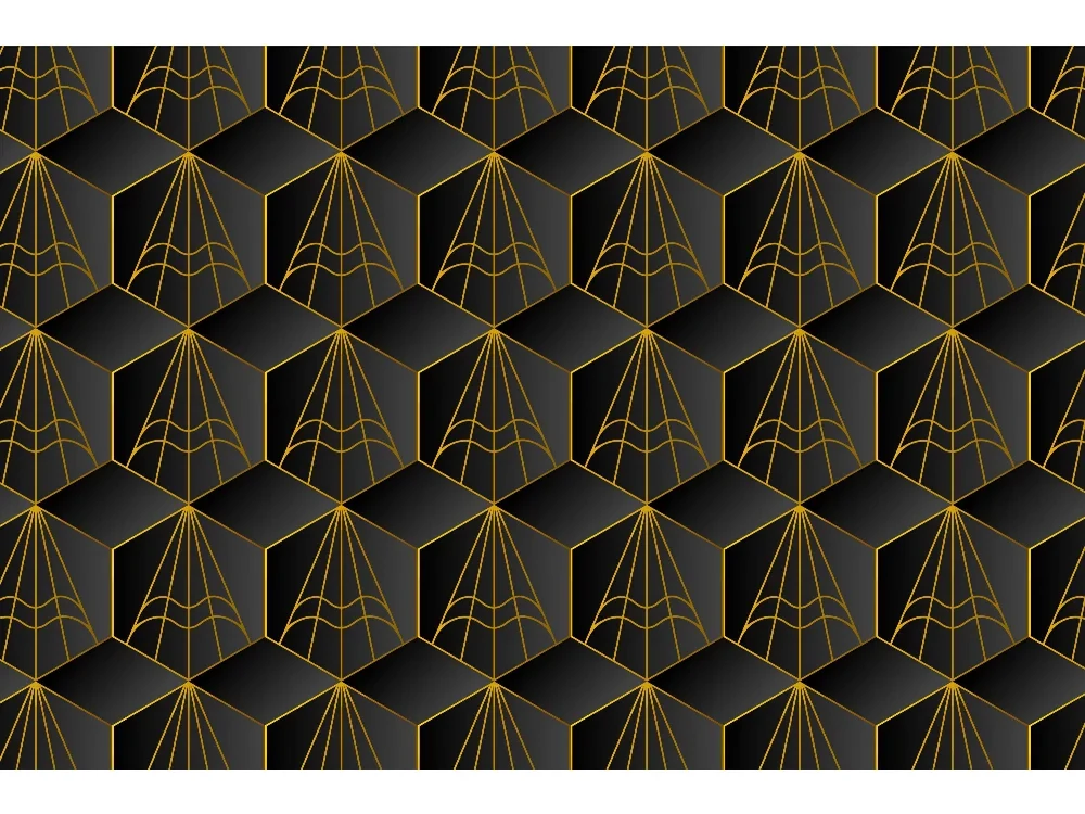 Seytex 3D032 Seytex 3d Siyah Gold Çizgili Duvar Kağıdı tekstil duvar kağıdı