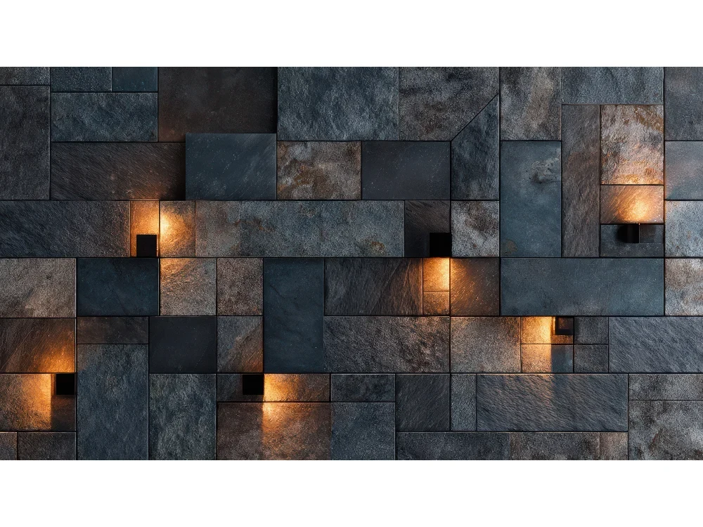 Seytex TP047 Seytex Aplik Işıklı Lüx Beton Duvar Kağıdı tekstil duvar kağıdı